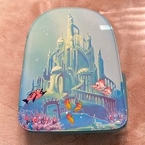 The little mermaid castle loungefly